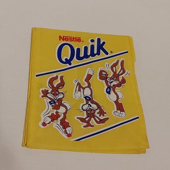 Vintage Nestle NesQuick Lunch Bag Fabric Lunch Bag - Picture 1 of 5